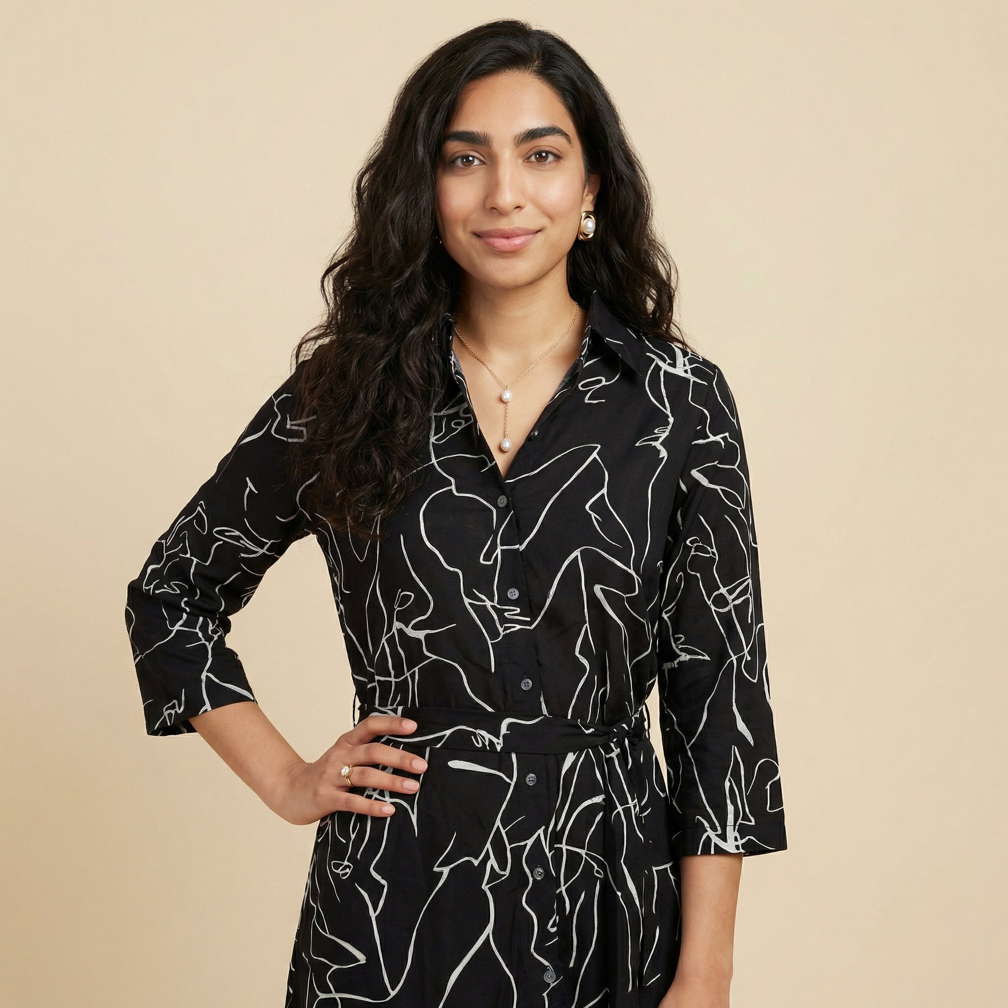 LW Inkline Shirt Dress