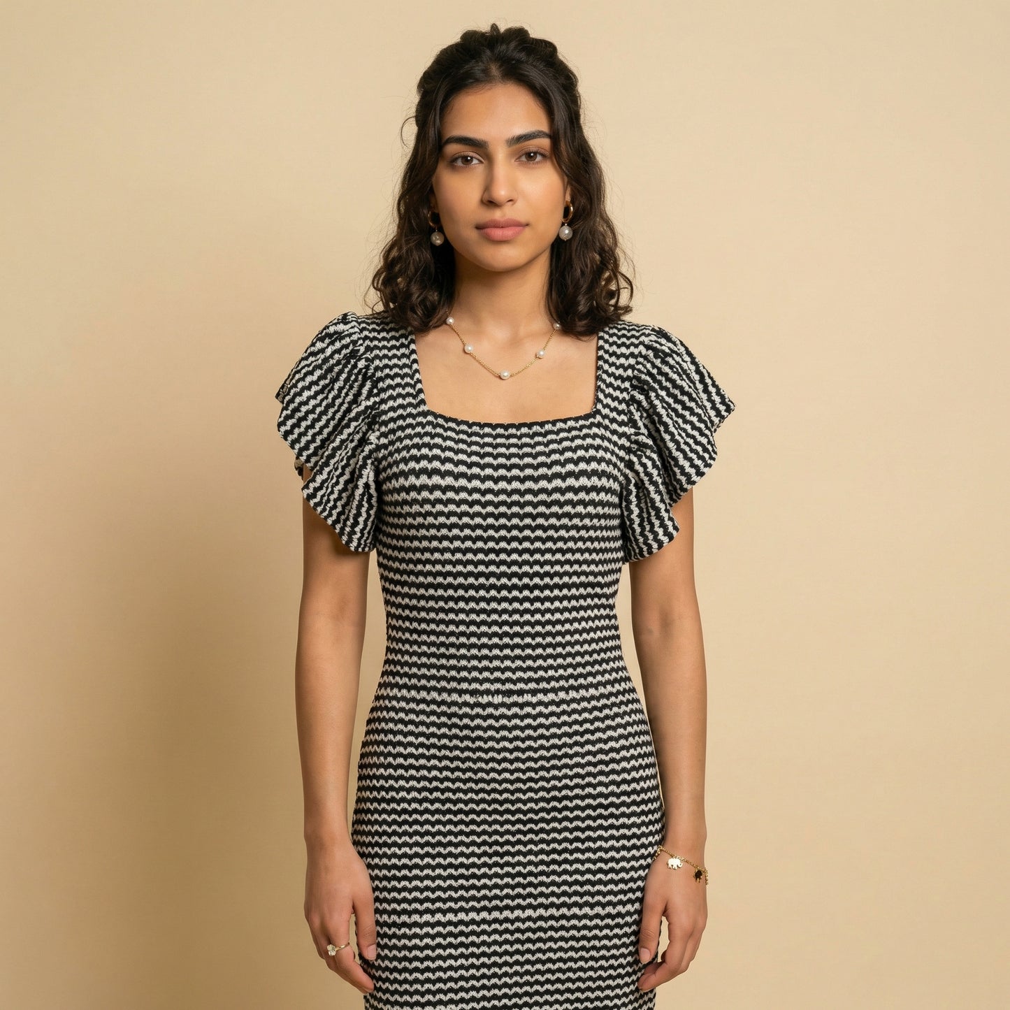LW Monochrome Muse Midi Dress