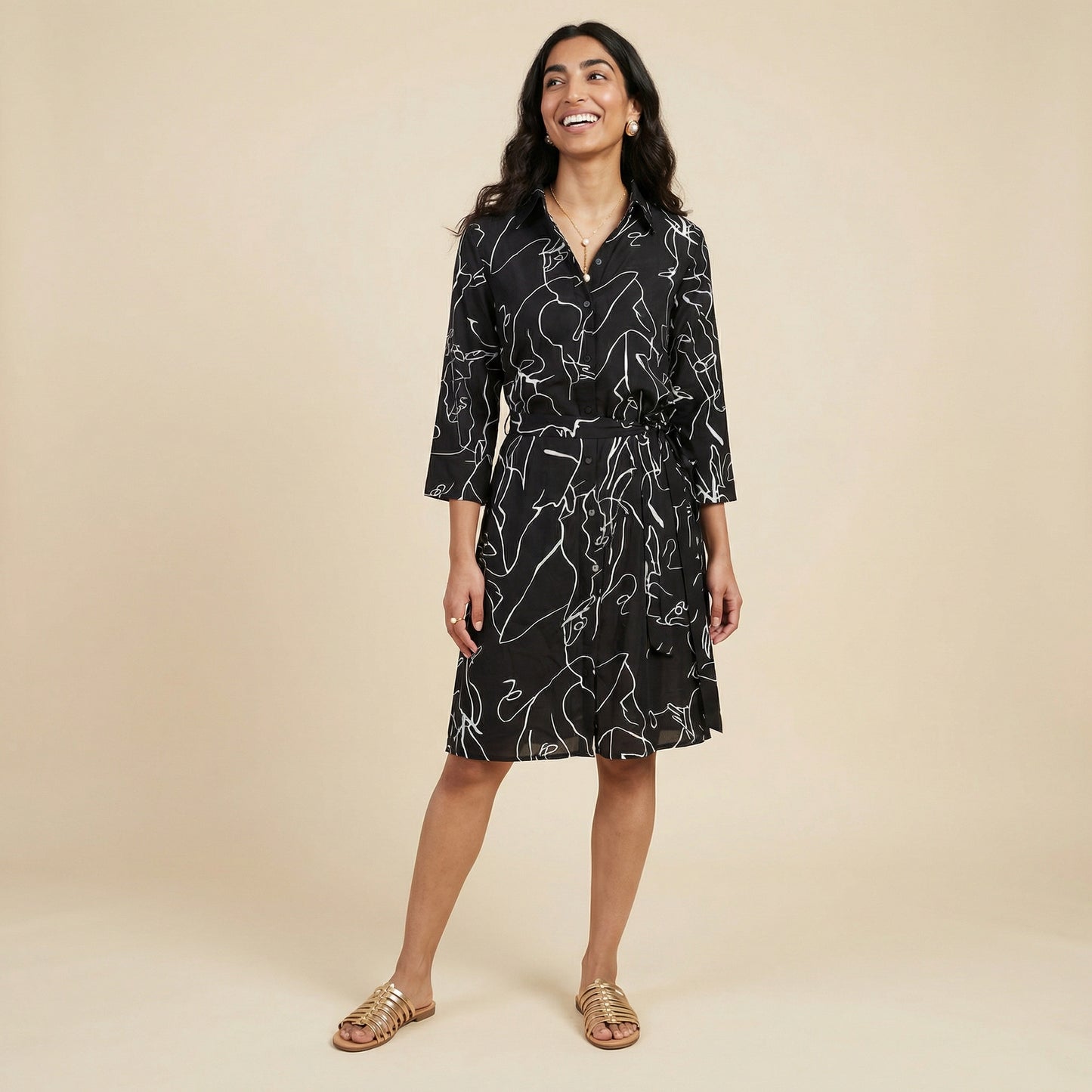 LW Inkline Shirt Dress
