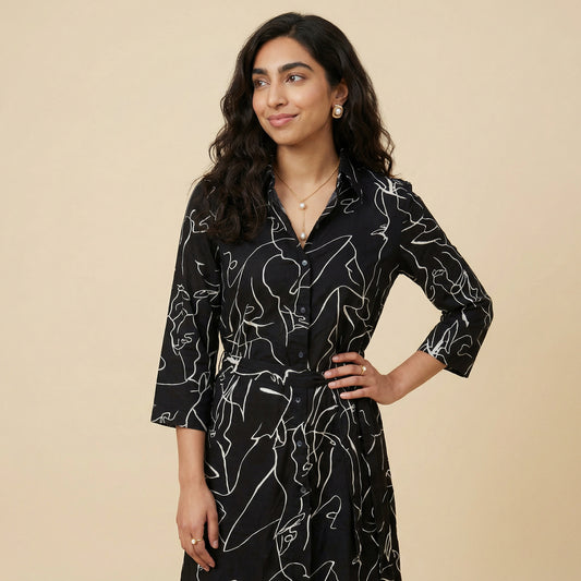 LW Inkline Shirt Dress