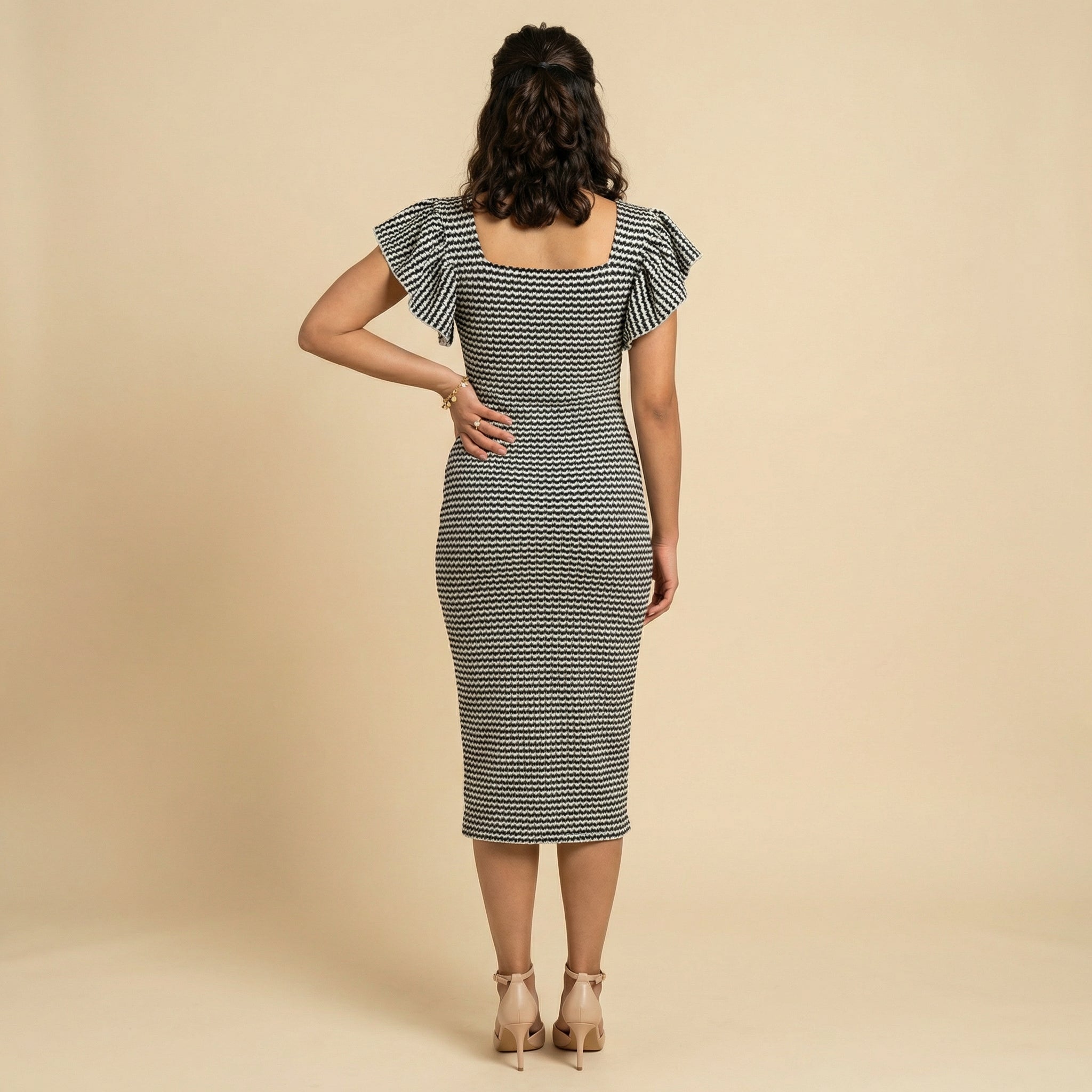 LW Monochrome Muse Midi Dress