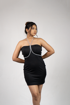 LW Diamond Halter Neck Dress