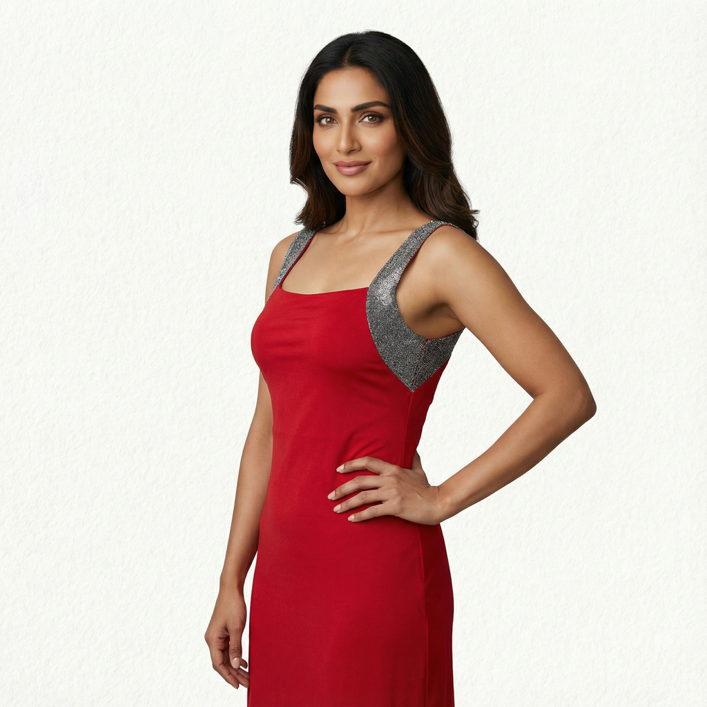 LW Red Scarlet Party Dress