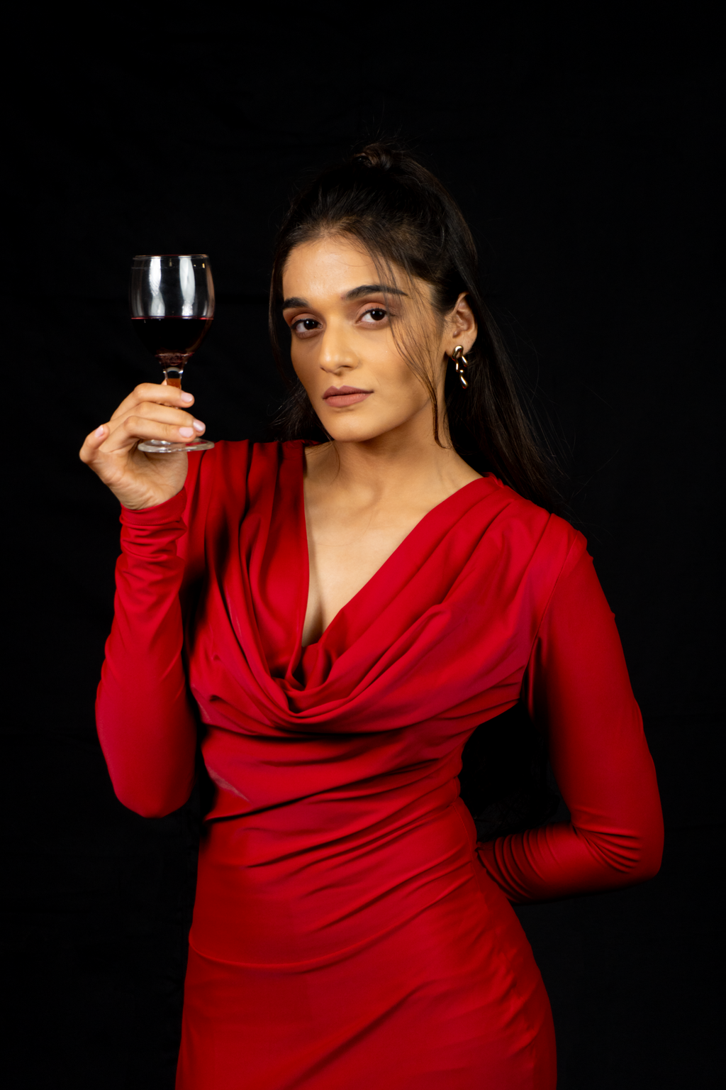 LW Divaura Cowl Dress