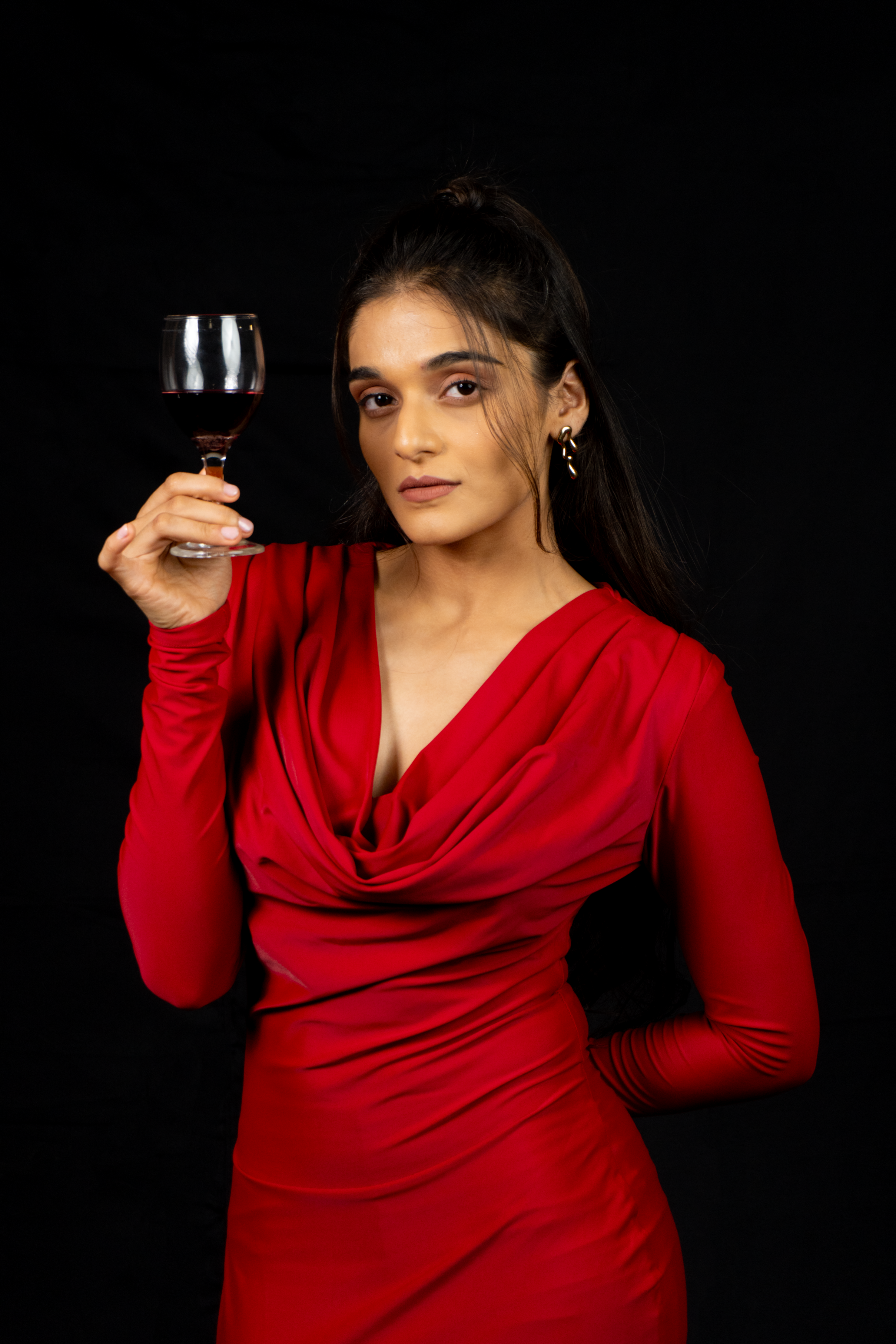 LW Divaura Cowl Dress