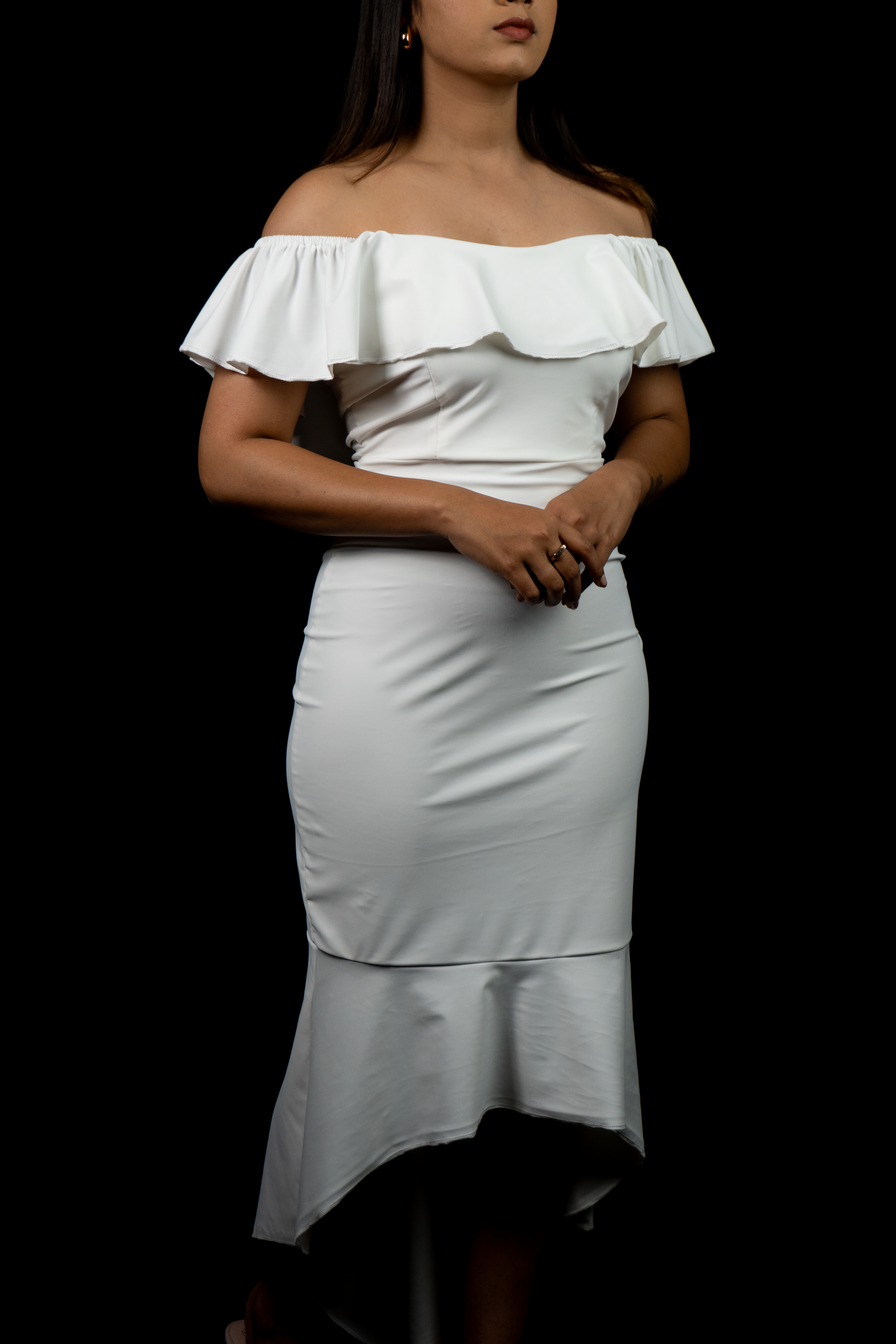 LW White Orchid Dress