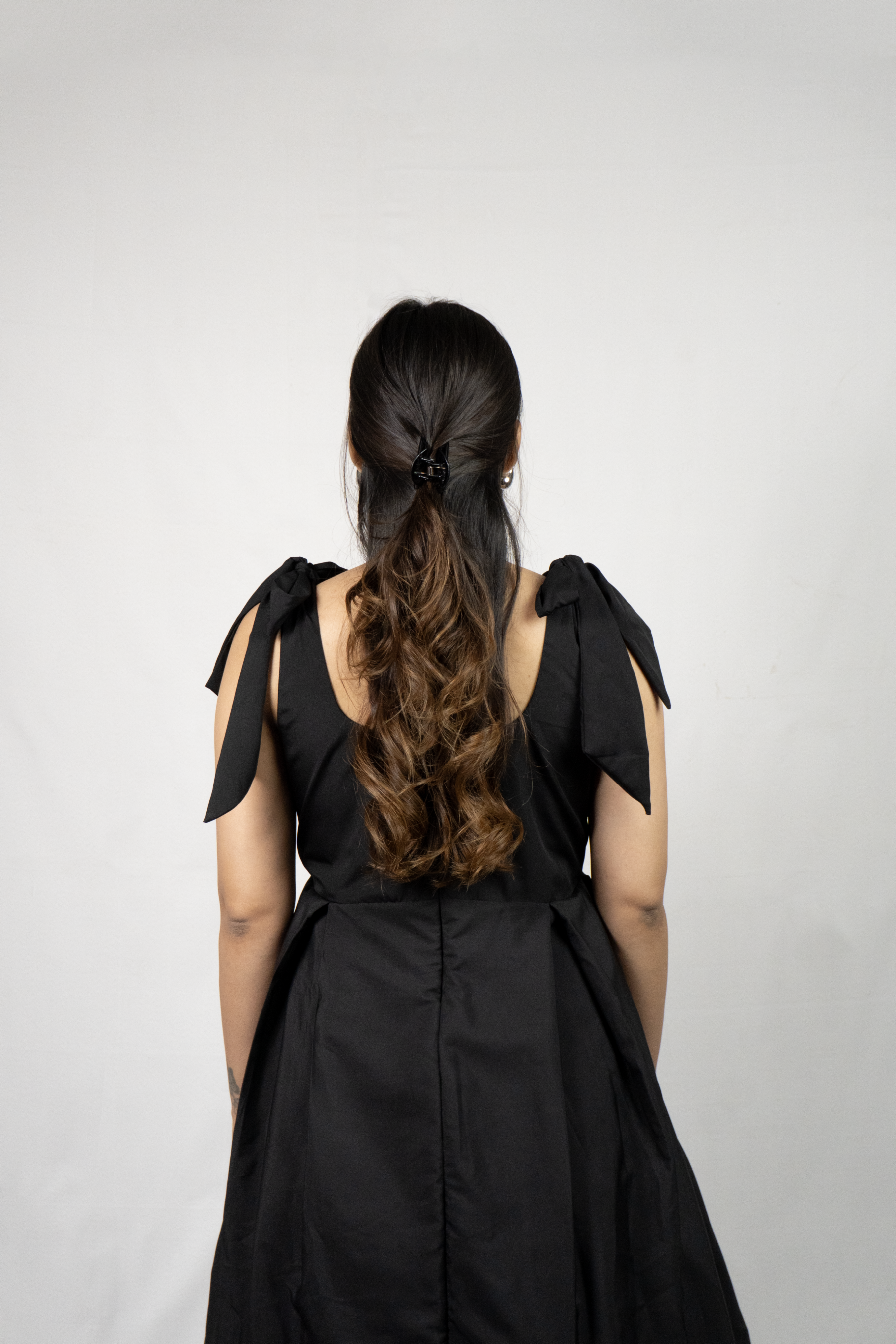 LW Black Frill Dress