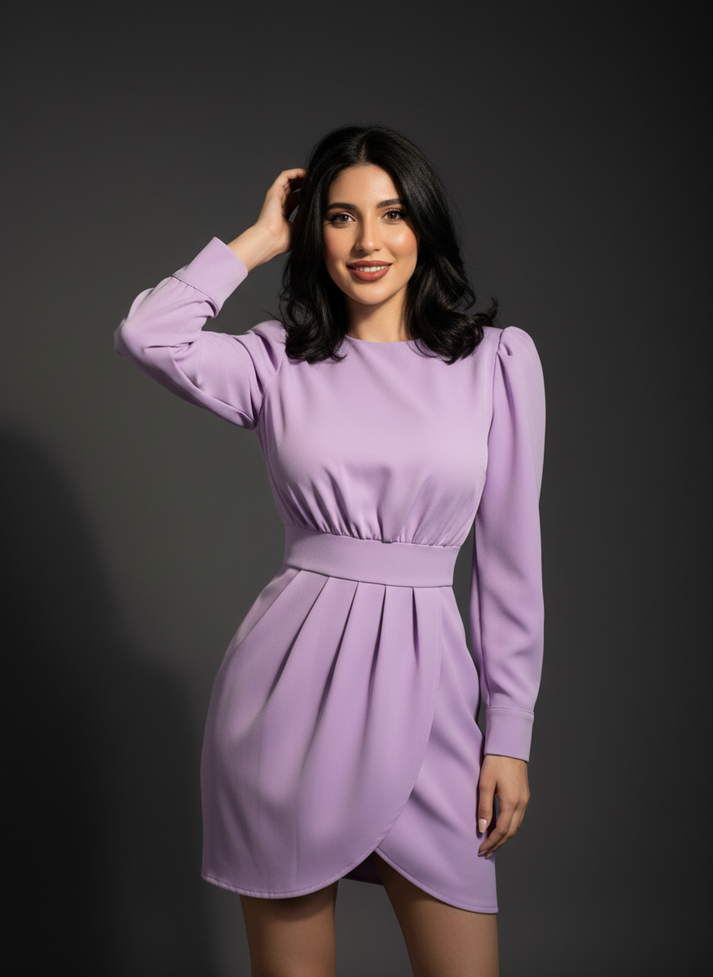 LW Purple Luxe Dress