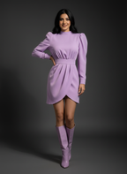 LW Purple Luxe Dress
